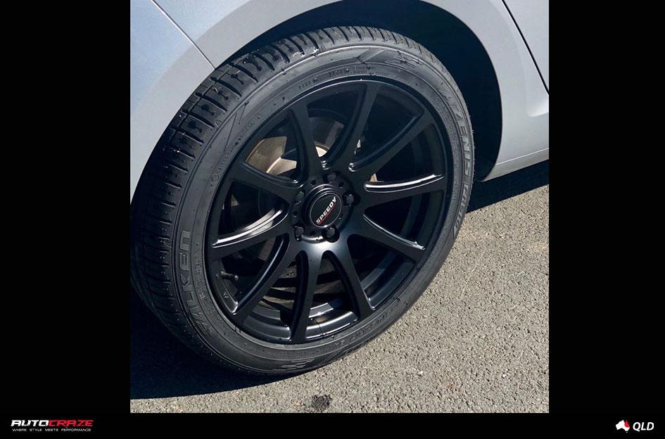 VOLKSWAGEN GOLF CARBINE SATIN BLACK